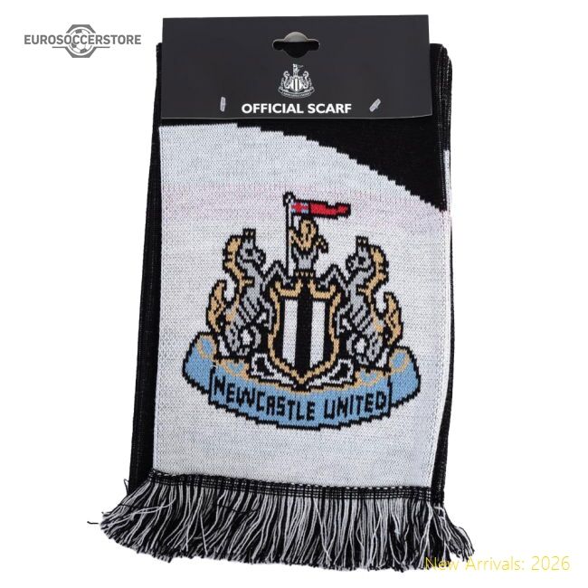 Premium Newcastle United Fc Diagonal Scarf - Premium Quality Baby
