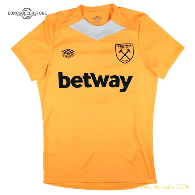 Authentic 2024-2025 West Ham Training Jersey (orange) - Premium