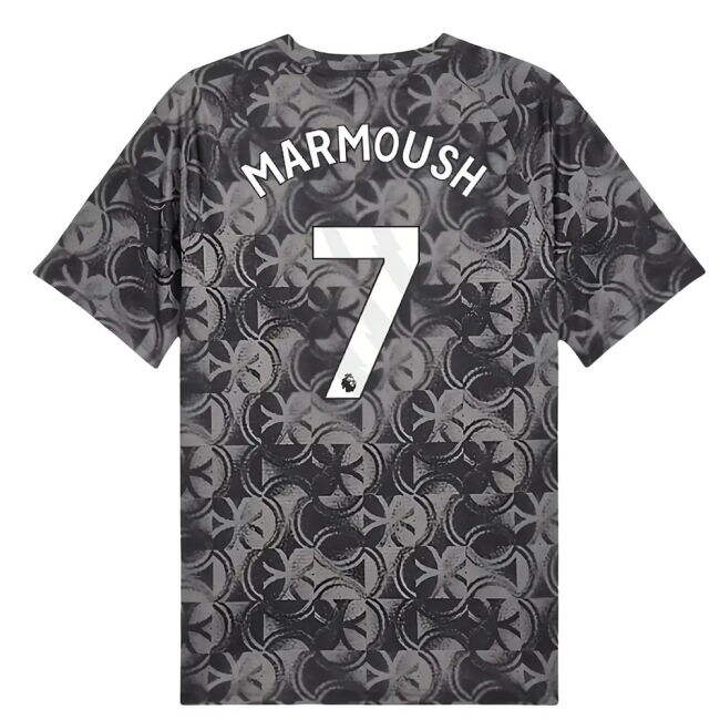 Faithful Football Man City Warm Up Jersey Black Marmoush #7 Authen...