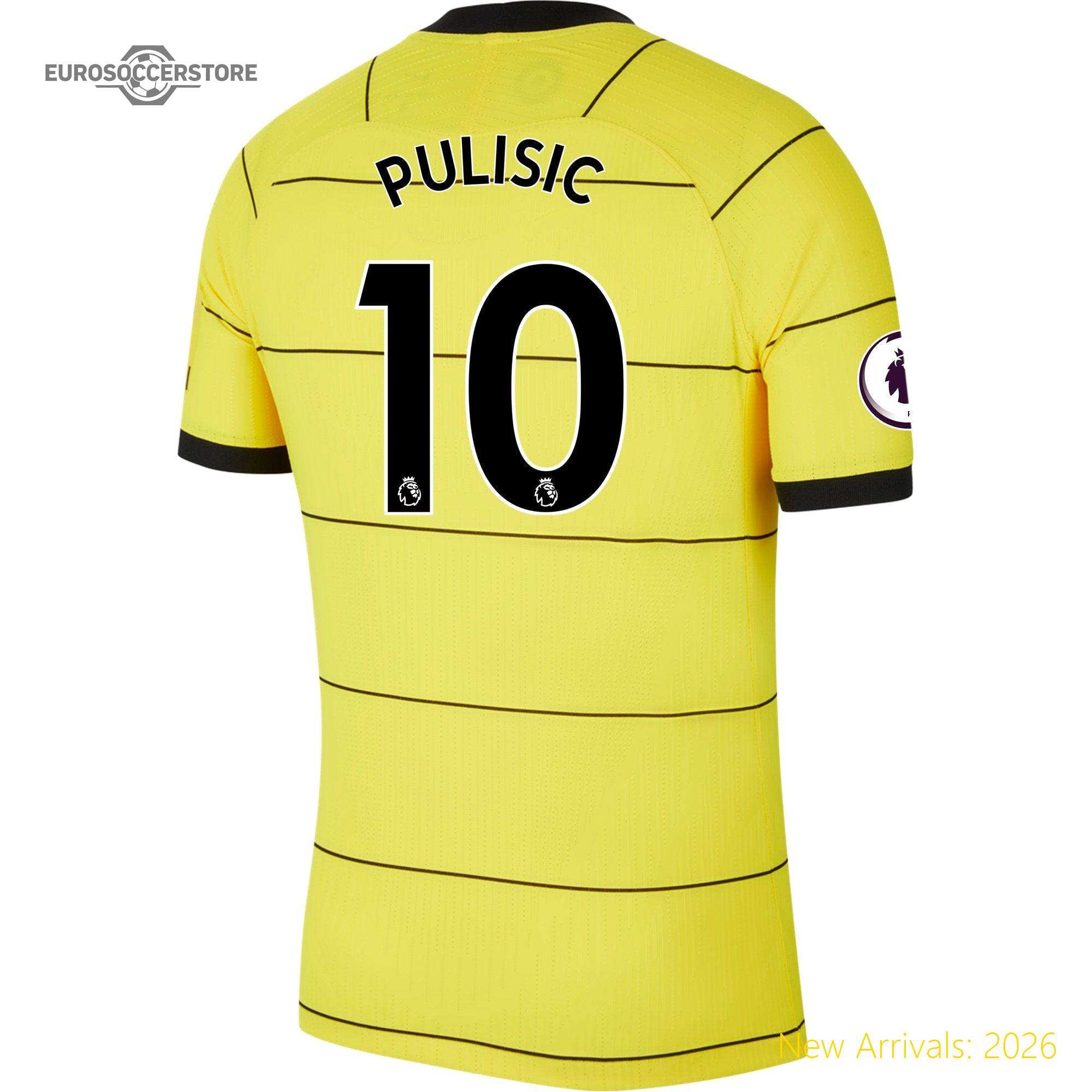 Adult Che Authentic Christian Pulisic Chelsea Away Premium Jersey 2021