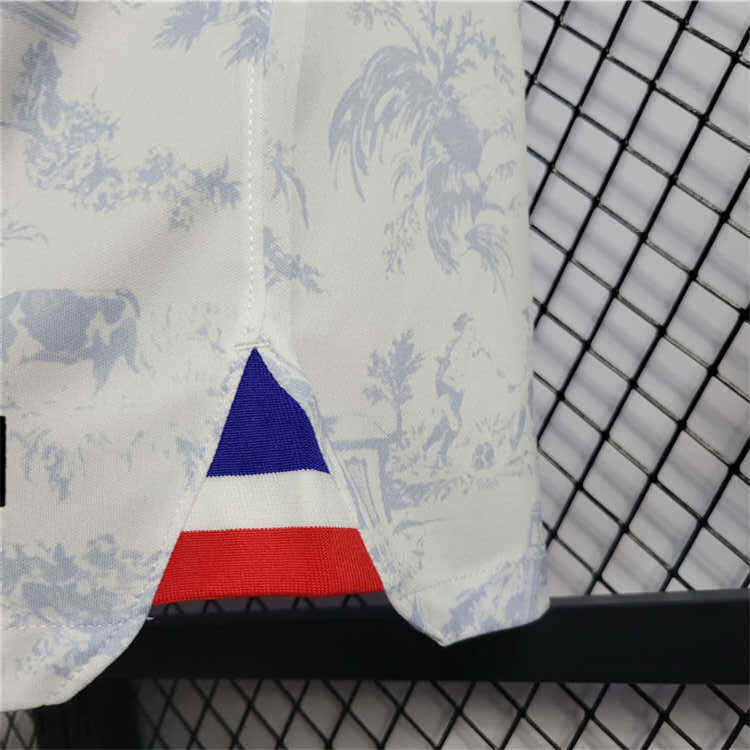 Quick Dry World Cup 2022 France Away White Soccer Jersey Football