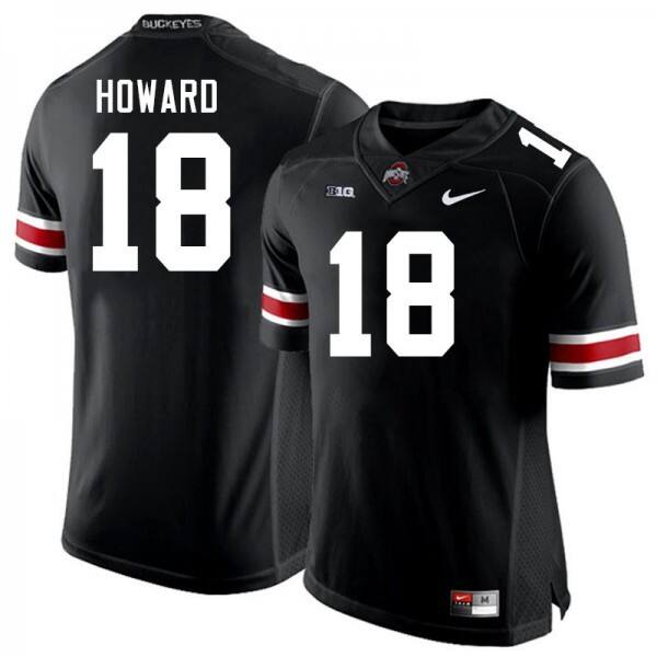 Men Ohio State Buckeyes #18 Will Howard Authentic Football Jersey