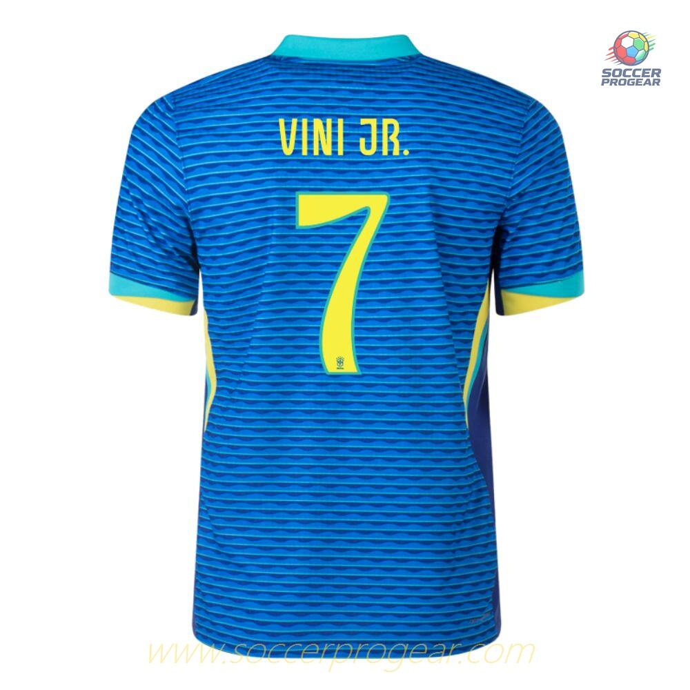 Brazil Away Soccer Shirt 2024/25 Collection Vini JR