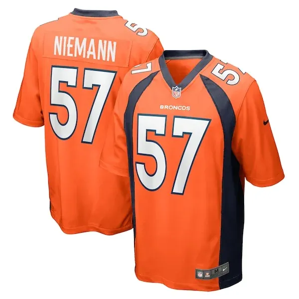 None Game NFL Jersey - Orange | Durable Football Apparel | NFL Footbal