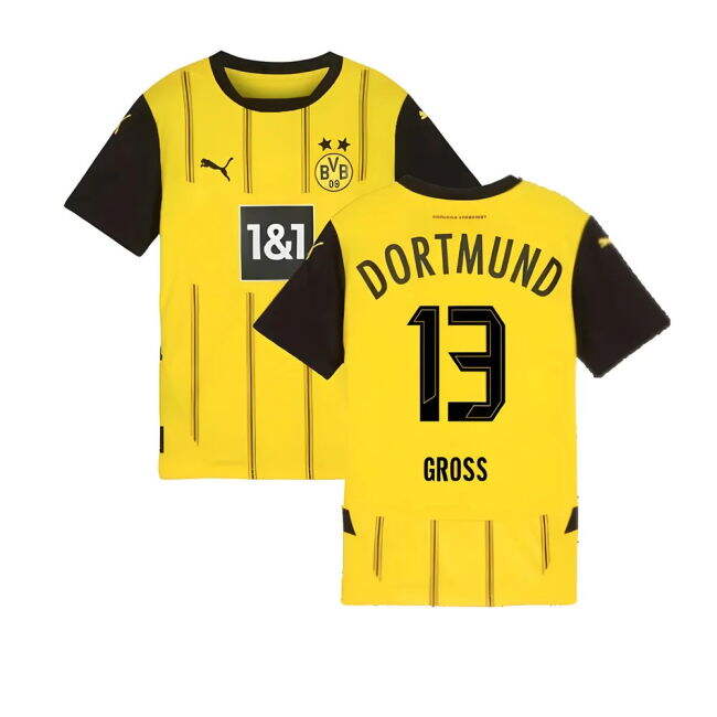 Fan Gear Dortmund Borussia Dortmund Home Shirt Kids Gross #13 Auth...