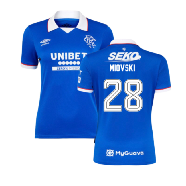 Rangers Fc Miovski 2 #8 Retro Collection Official Merchandise (v5)