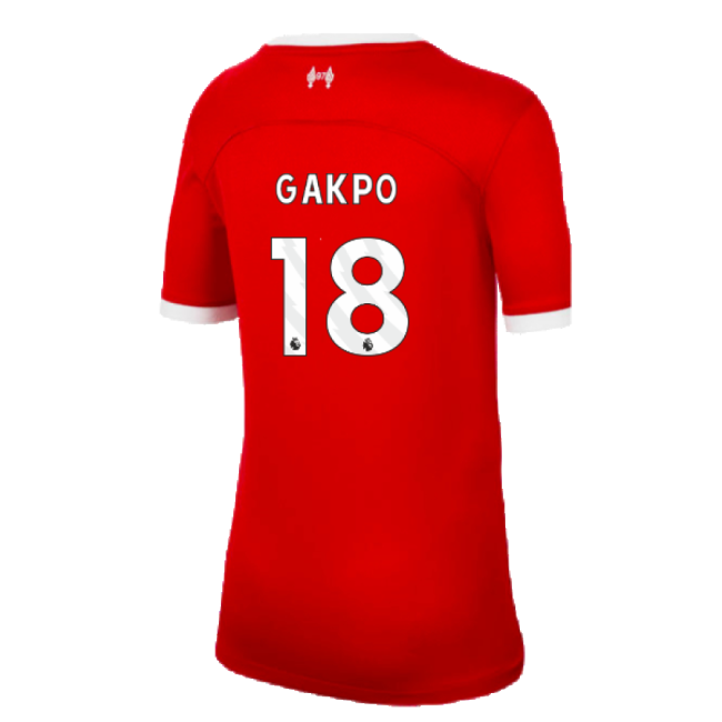 vintage 2023-2024 Liverpool Home Shirt (Kids) (Gakpo 18)