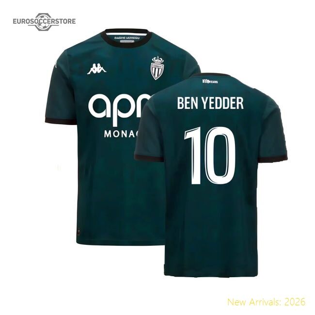 Premium Trending 2024-2025 As Monaco Away Shirt (Ben Yedder 10)