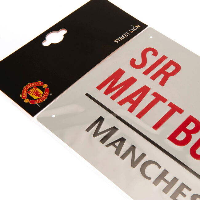 Adult Manchester United FC Sir Matt Busby Way Street Sign