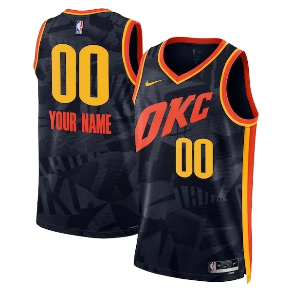 Oklahoma City OKC Swingman Jersey - stylish exclusive - Navy