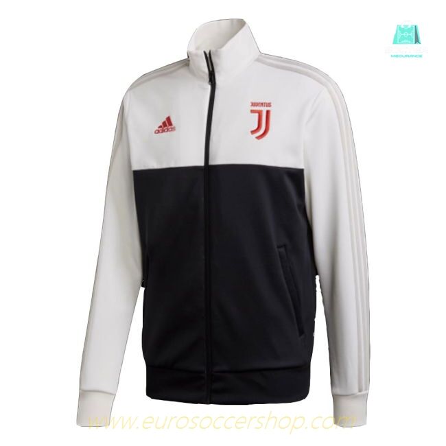 2019-2020 Juventus Adidas 3S Track Top (White)