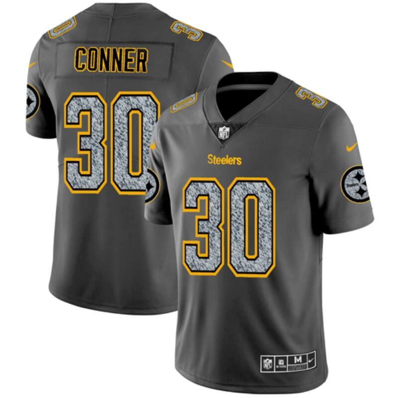 Pittsburgh #None Gray Gray Fashion NFL Limited Jersey elite