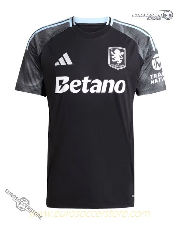 Aston Villa's 25-26 Season Away Jersey Featuring BARKLEY with Number 6