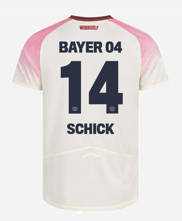 Away Jersey for Bayer 04 Leverkusen: SCHICK 14 Edition (25-26 Season)
