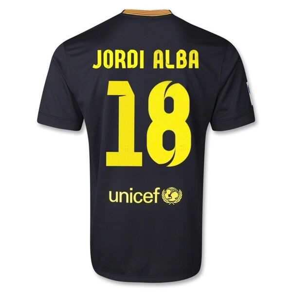 1314 Barcelona 18 JORDI ALBA Third Shirt - Official Replica 2949