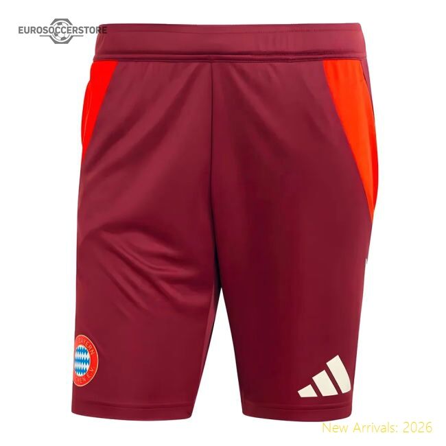 Exceptional 2024-2025 Bayern Munich Eu Training Shorts (shadow Red)