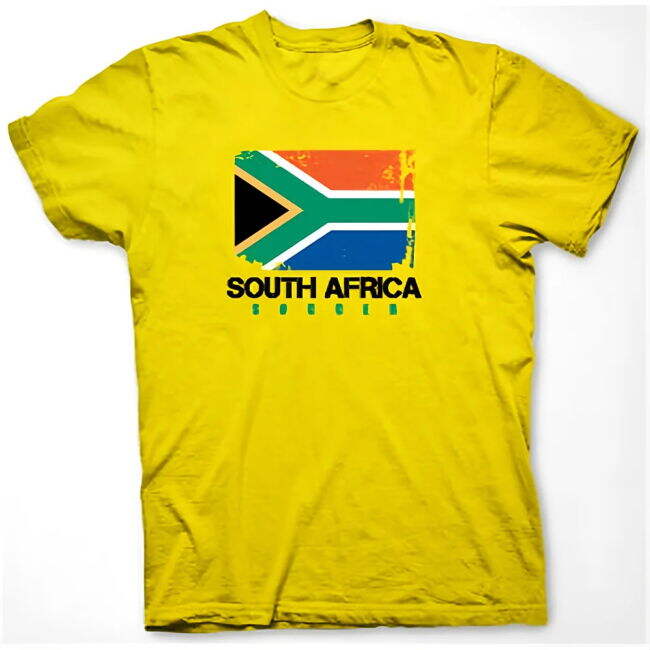 Elite Performance-Driven South Africa Soccer T-Shirt (Yellow)