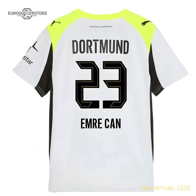 2025-2026 Borussia Dortmund Away Shirt (kids) (emre Can 23)
