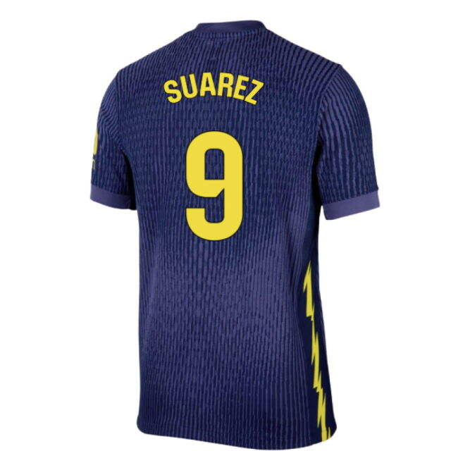2025-2026 Atletico Madrid Authentic Away Shirt (Suarez 9)