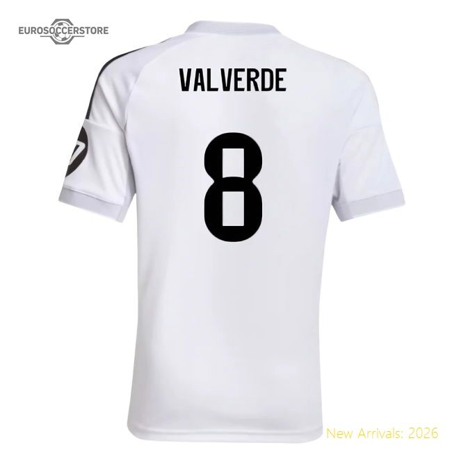 Premium Home Real Madrid Valverde Jersey 2025-2026 Durable