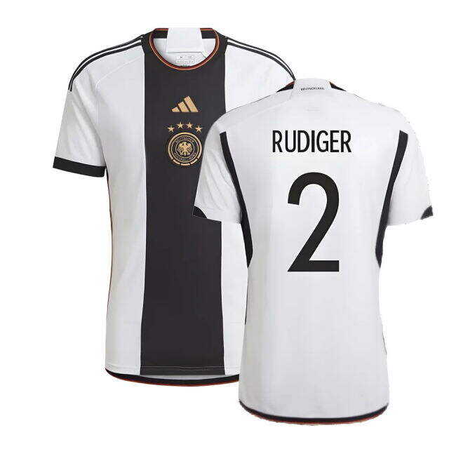 Affordable 2022-2023 Germany Home Shirt (RUDIGER 2) Gorgeous