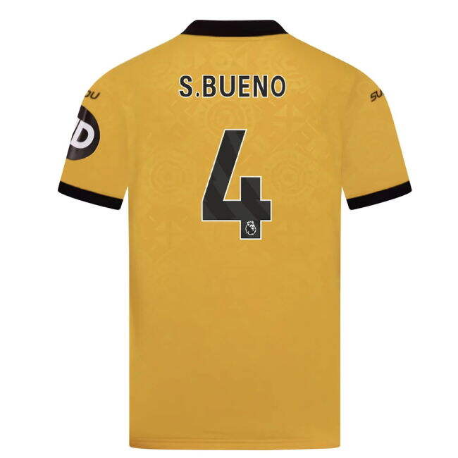 2025-2026 Wolves Home Kit (Kids) (S.Bueno 4)