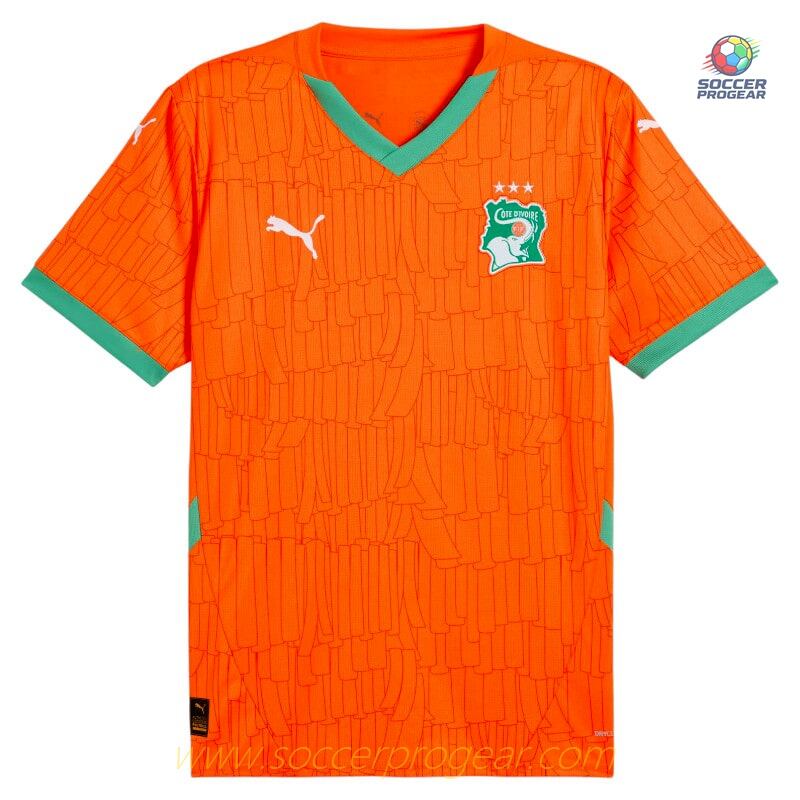 Ivory Coast Home Team Soccer Shirt 2024/25 Collection