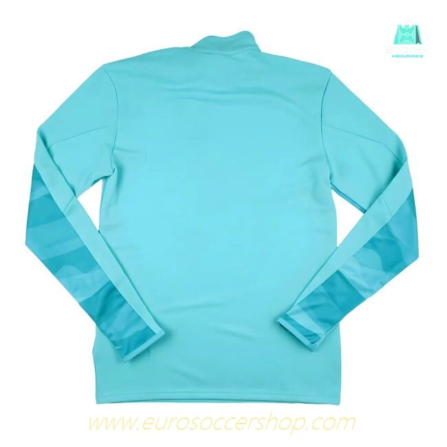 2023-2024 Lazio Half Zip Midlayer Training Top (Azure)