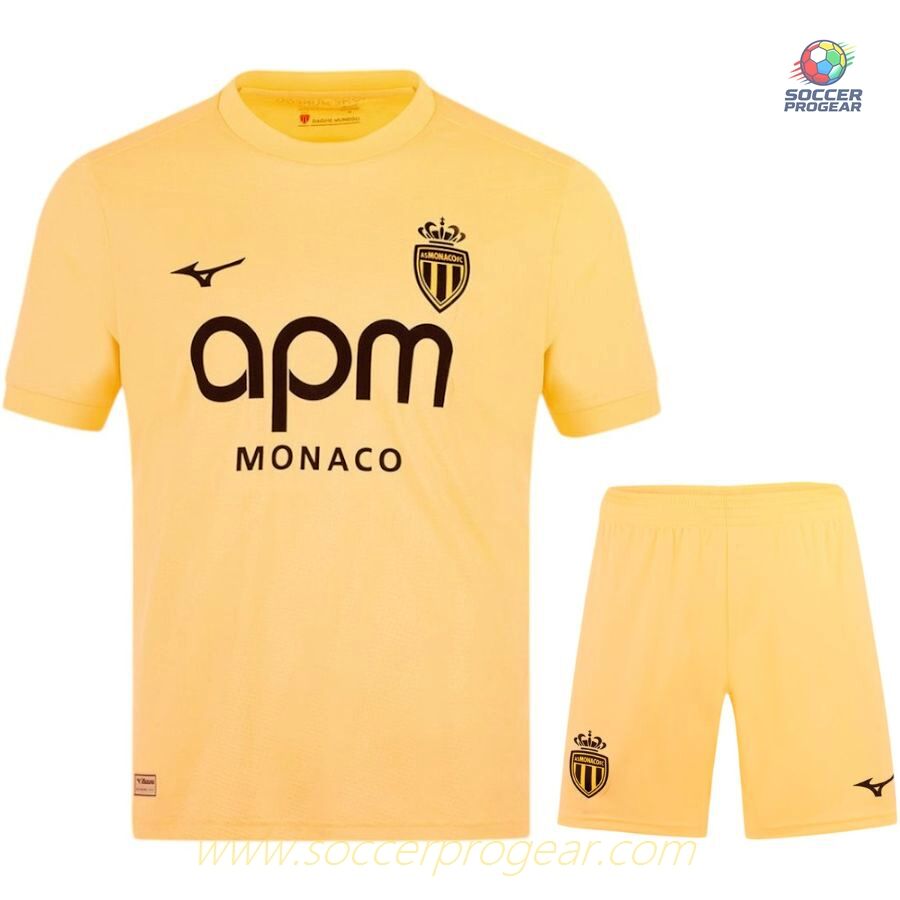 AS Monaco Third Kids Edition Jersey Set Football Jersey 2025/26 Collection