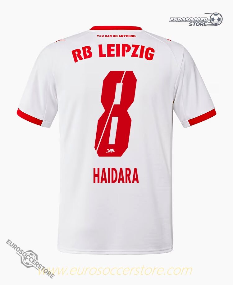 RB Leipzig 25-26 Home HAIDARA 8 Football Jersey