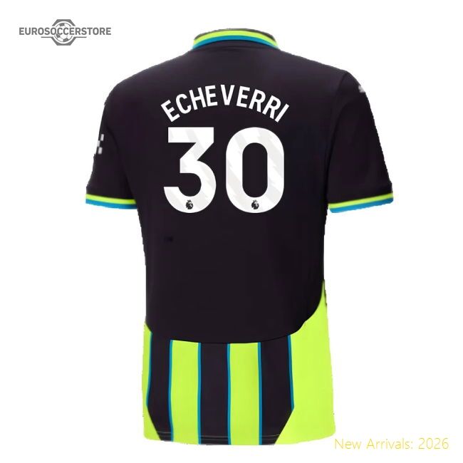 High-Quality Away Shirt Echeverri 30 2024-2025 Man City