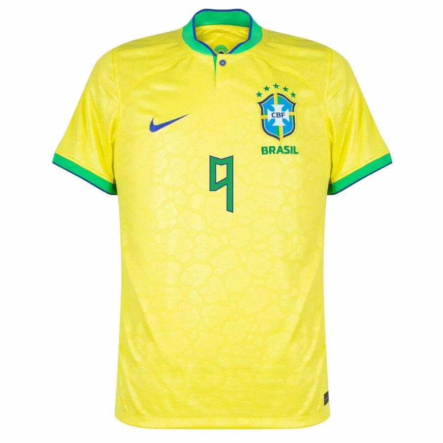 BRAZIL HOME JERSEY WORLD CUP 2022 G.JESUS