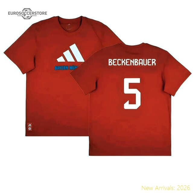Premium 2025-2026 Bayern Munich Seasonal Graphic Tee (red) (beckenb
