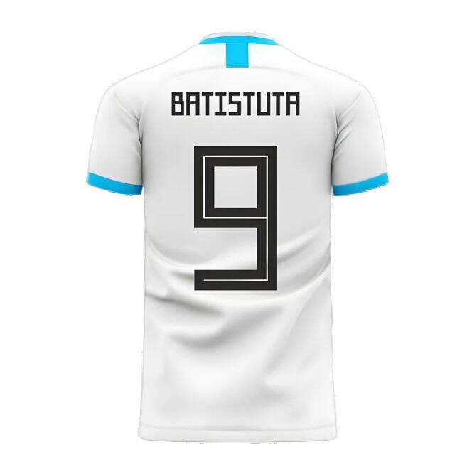 Argentina 2025-2026 Home Concept Football Kit (Libero) (BATISTUTA 9)