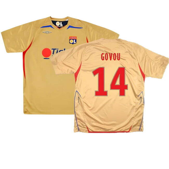 Lyon 2007-08 Away Shirt (XL) (BNWT) (Govou 14)