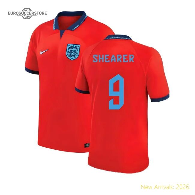 Top England 2022-2023 Official Away Shirt Movement Slim