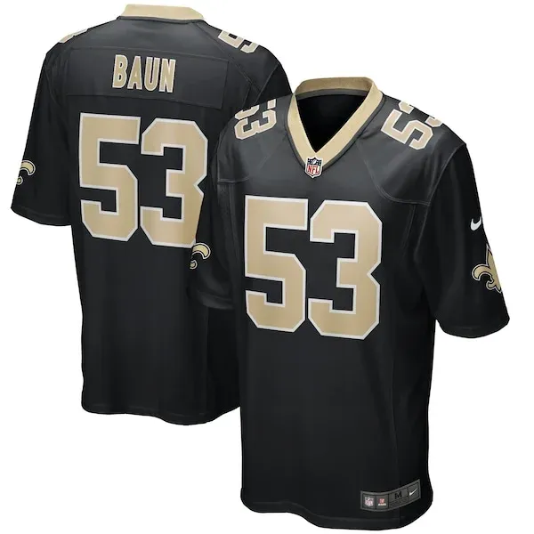 New Orleans Saints Game NFL Jersey - Black | Durable Football Apparel