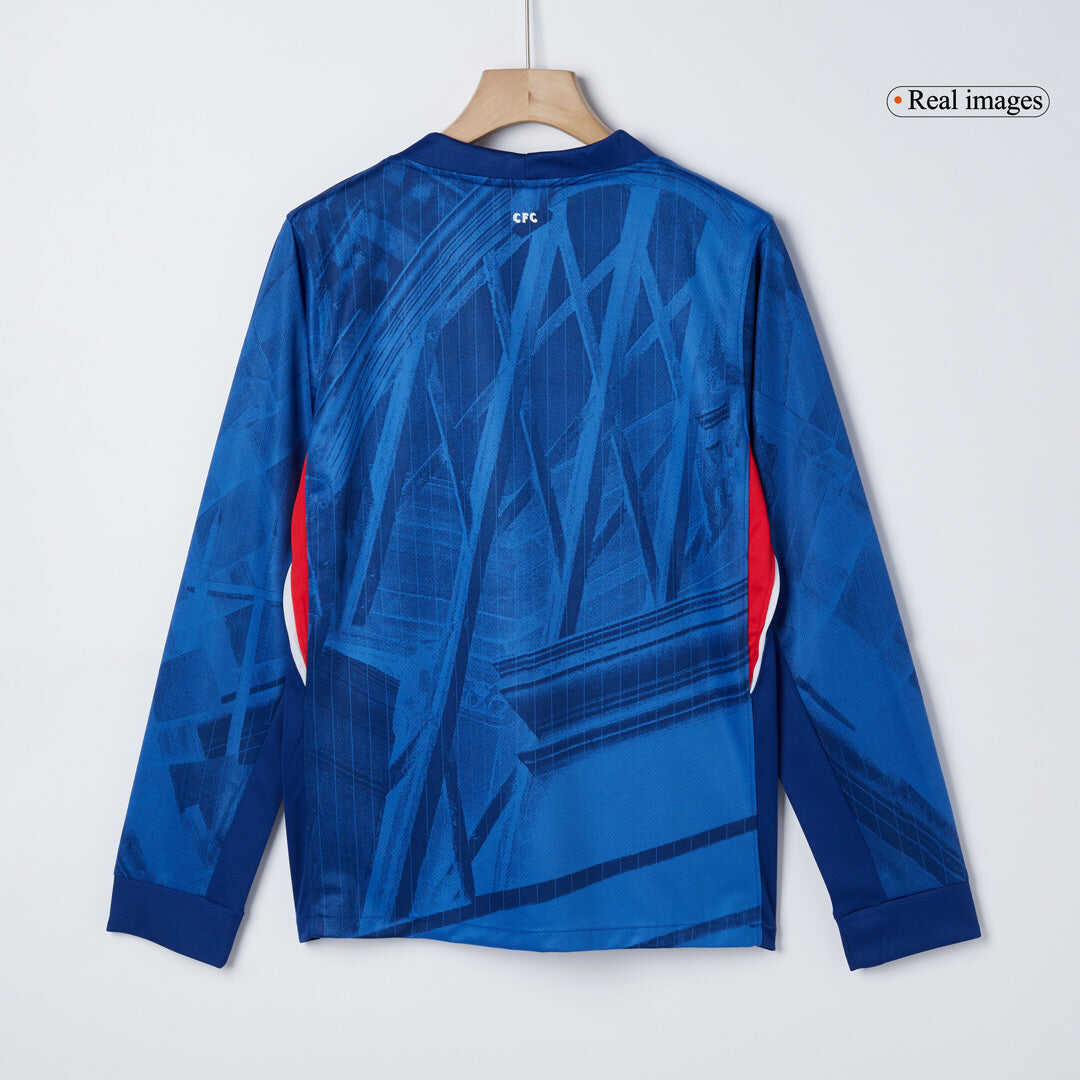 Chelsea Home Long Sleeve Soccer Jersey 2025/26