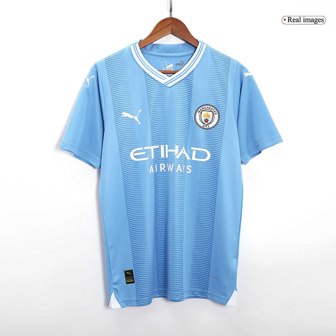 STONES #5 Manchester City Japanese Tour Printing Home Soccer Jersey 20