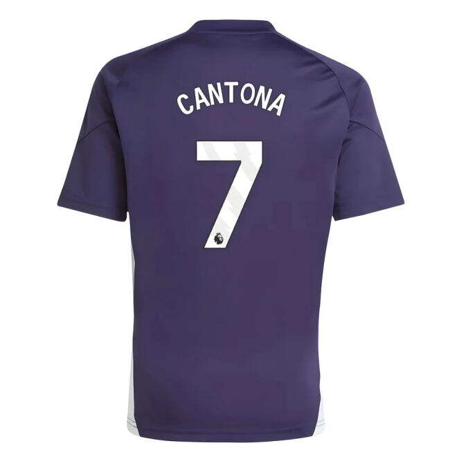 Discounted Man Utd Cantona 7 2025-2026 Man Utd Training Jersey (Aur...