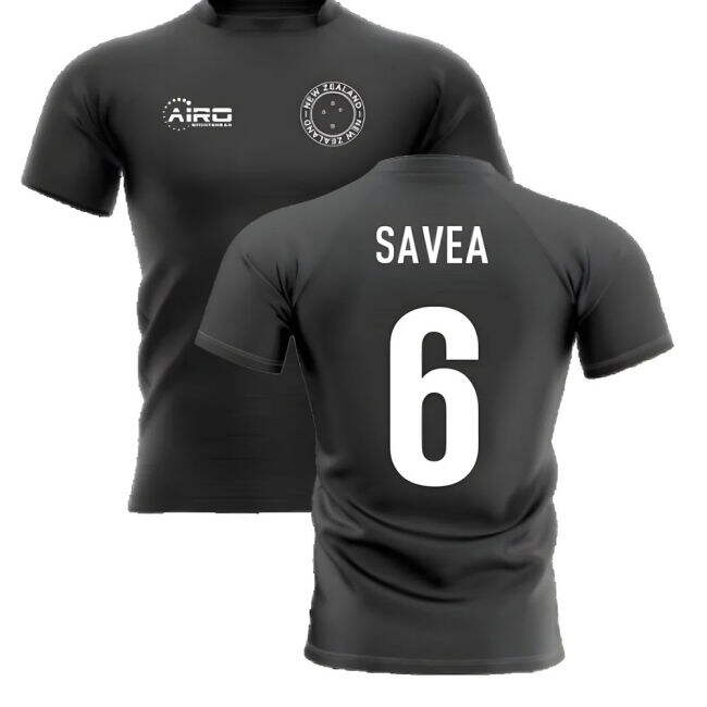 2025-2026 New Zealand Home Concept Rugby Shirt (Savea 6)