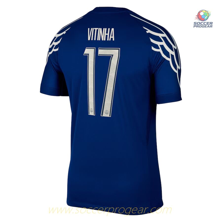 PSG Premium Fourth 2024/25 Collection Vitinha Children Soccer Uniform Football Jersey