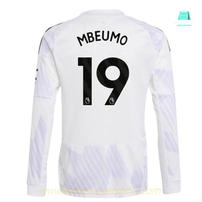 2025-2026 Man Utd Long Sleeve Away Shirt (Kids) (Mbeumo 19)