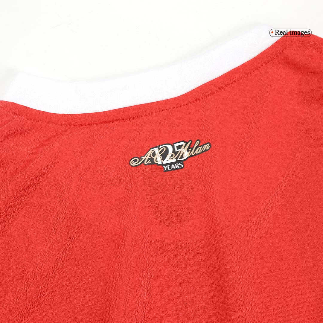 Player Version MORATA #7 AC Milan Home Soccer Jersey 2024/25Authentic