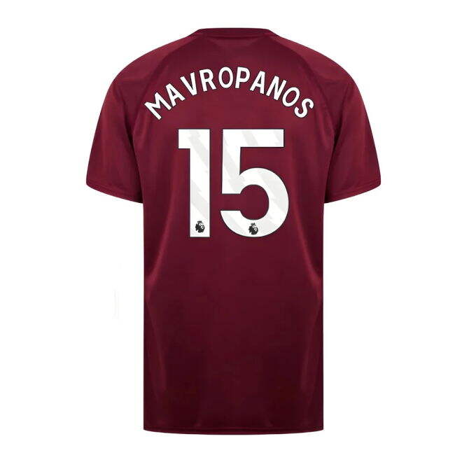 Mavropanos 15 West Ham Main Team High Performance Home Pro Shirt (1)