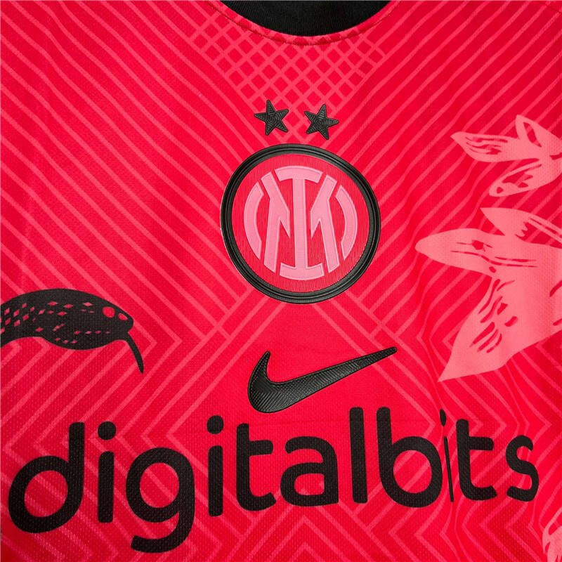 2425 Inter Milan Red Pre Match Jersey Football Shirt - Official