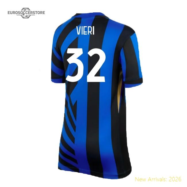 Match-ready Inter Milan Home Vieri Jersey 2024-2025 Durable