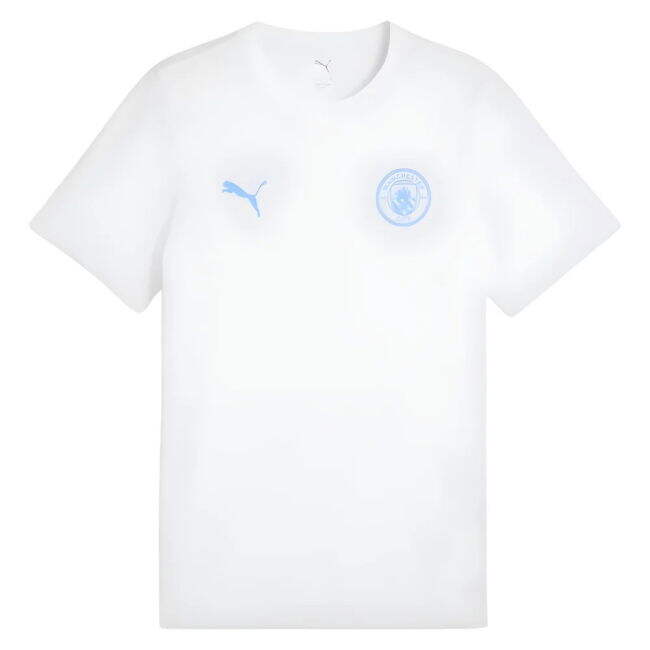 2025-2026 Manchester City FtblEss Tee (White)