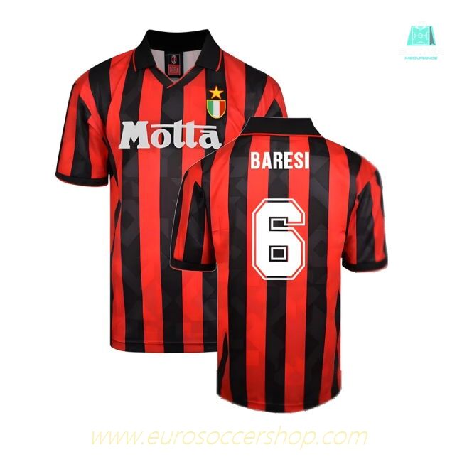AC Milan 1994 Home Retro Shirt (BARESI 6)