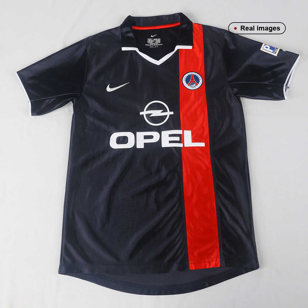 Retro 2001/02 PSG Home Soccer Jersey Authentic Kit